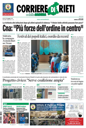 Cover of Corriere di Rieti