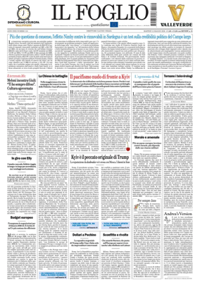 Cover of Il Foglio Quotidiano