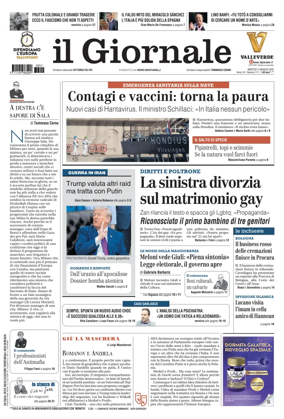Cover of Il Giornale (Italy)