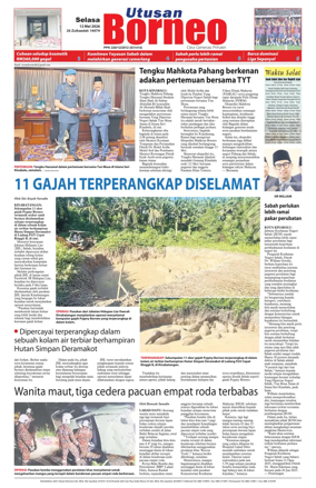 Cover of Utusan Borneo (Sabah)