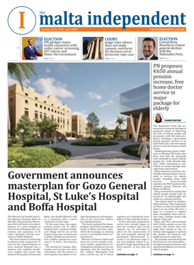 Cover of Malta Independent