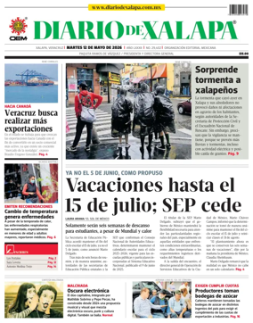 Cover of Diario de Xalapa