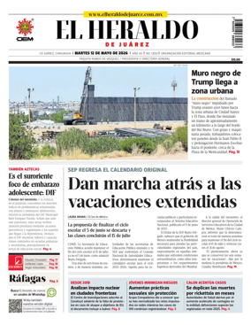 Cover of El Heraldo de Juarez