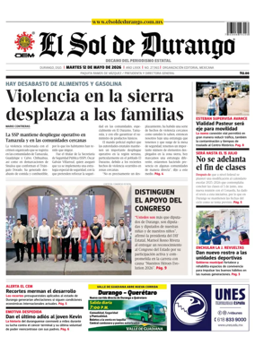 Cover of El Sol de Durango