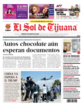 Cover of El Sol de Tijuana