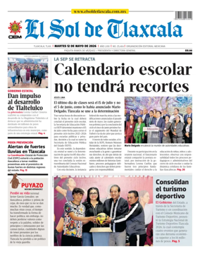 Cover of El Sol de Tlaxcala