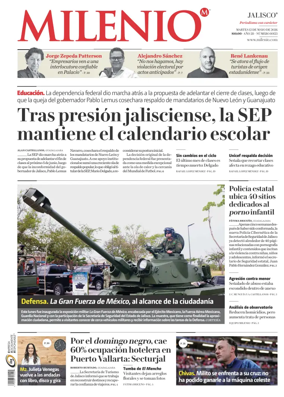 Cover of Milenio Jalisco