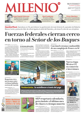 Cover of Milenio Monterrey