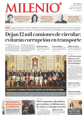 Cover of Milenio Puebla
