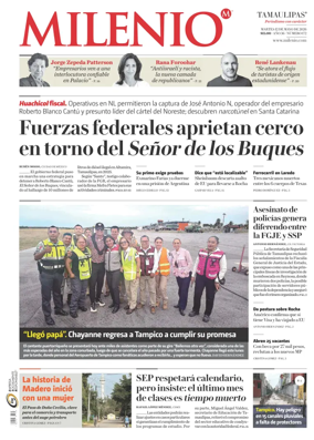 Cover of Milenio Tamaulipas