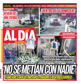 Cover of Periodico Al Dia (Salamanca)