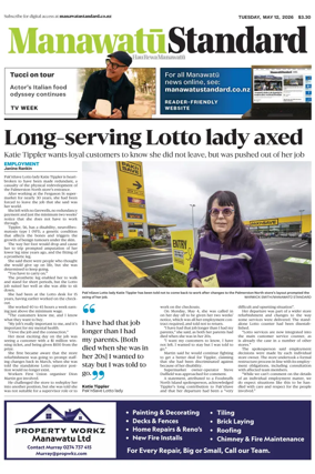 Cover of Manawatu Standard