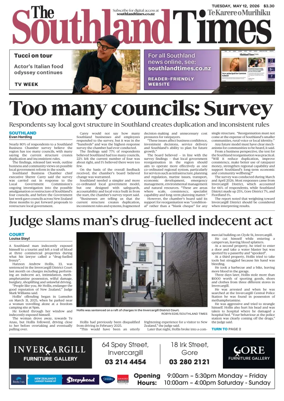 Cover of The Southland Times
