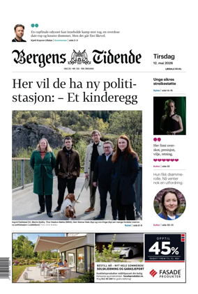 Cover of Bergens Tidende