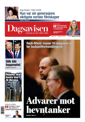 Cover of Dagsavisen