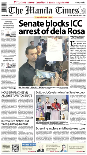 Cover of The Manila Times