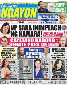 Cover of Pilipino Star Ngayon