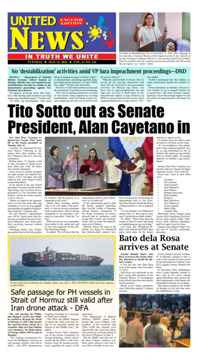 Cover of United News - English Edition