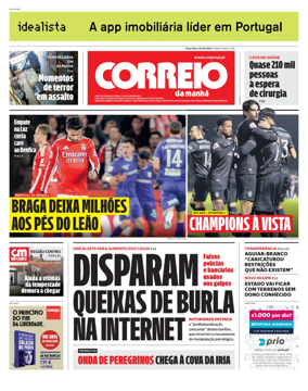 Cover of Correio da Manha
