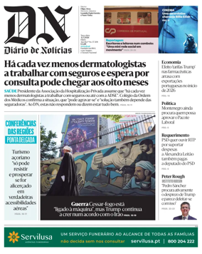 Cover of Diario de Noticias