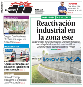 Cover of El Nuevo Dia