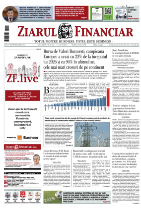 Cover of Ziarul Financiar