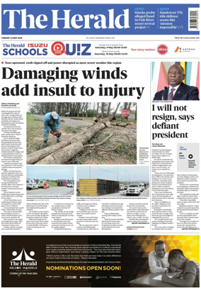 Cover of The Herald (South Africa)