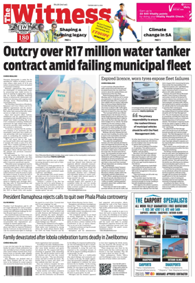 Cover of The Witness (South Africa)
