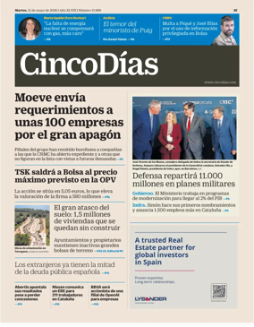 Cover of Cinco Dias