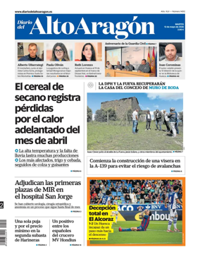 Cover of Diario del Alto Aragon