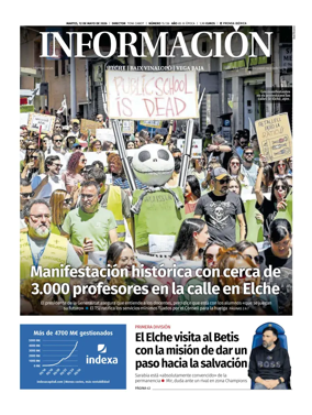 Cover of Diario Informacion (Elche y Vega Baja)