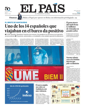 Cover of EL PAIS Andalucia