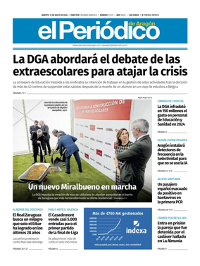 Cover of El Periodico Aragon