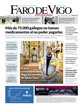 Cover of Faro de Vigo (Pontevedra)