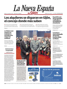 Cover of La Nueva Espana (Gijon)