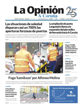 Cover of La Opinion de A Coruna