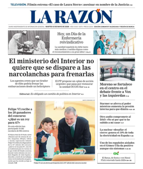 Cover of La Razon (Levante)