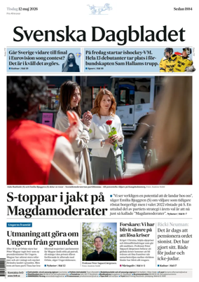 Cover of Svenska Dagbladet