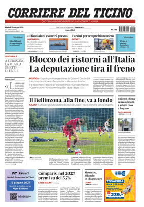 Cover of Corriere del Ticino
