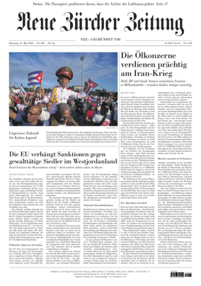 Cover of Neue Zurcher Zeitung
