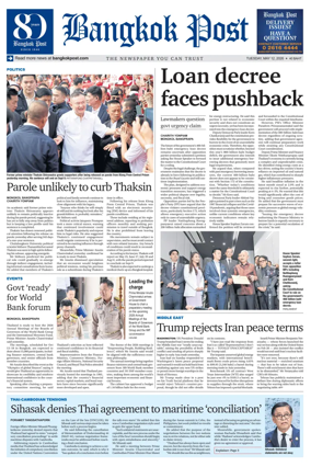 Cover of Bangkok Post