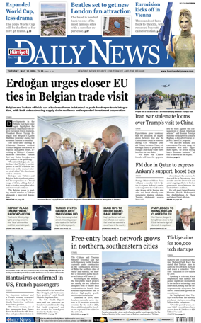 Cover of Hurriyet Daily News & Economic Review