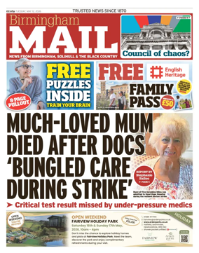 Cover of Birmingham Mail