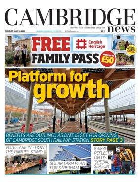 Cover of Cambridge News