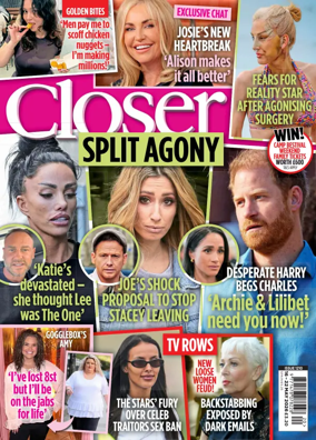 Cover of Closer (UK)