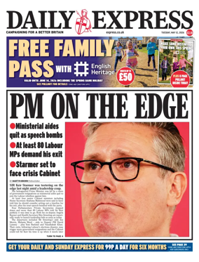 Cover of Daily Express