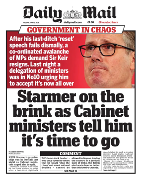 Cover of Daily Mail