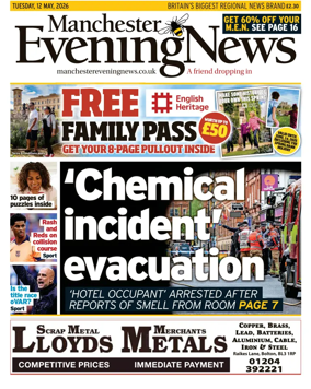 Cover of Manchester Evening News