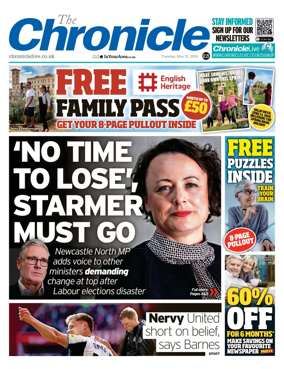 Cover of The Chronicle (South Tyneside and Durham)