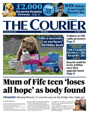 Cover of The Courier & Advertiser (Fife Edition)